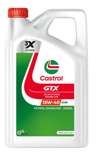 HUILE MOTEUR CASTROL GTX 15W-40 5L