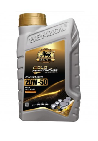 HUILE MOTEUR BENZOL 20W50 1L
